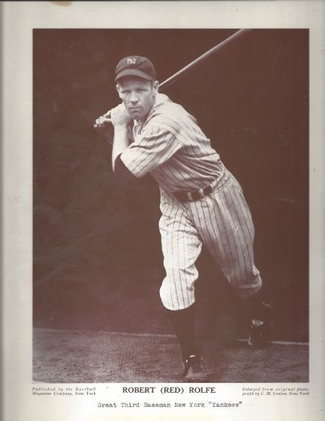 C. 1940's Red Rolfe (NY Yankees) Baseball Magazine M113 Supplemental