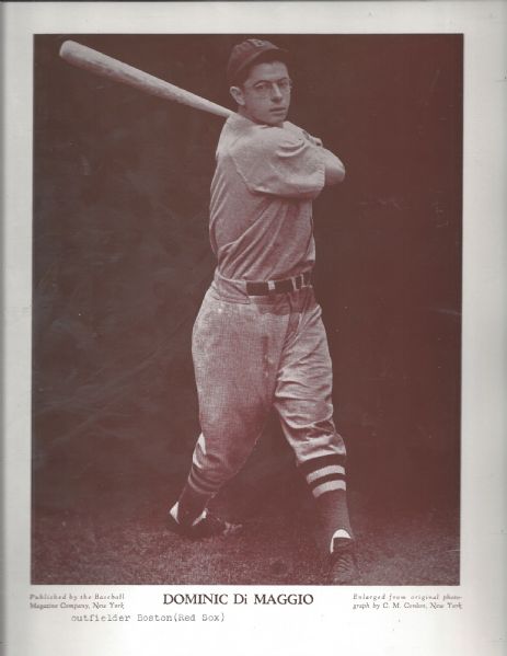 C. 1940's Dom Di Maggio (Boston Red Sox) Baseball Magazine M113 Supplemental