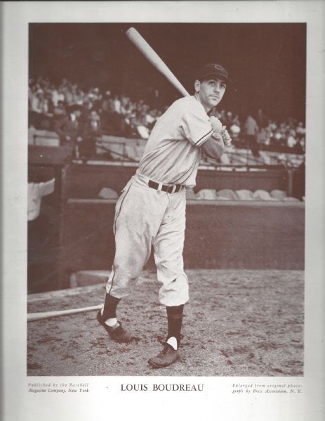 C. 1940's Lou Boudreau (HOF) Baseball Magazine M113 Supplemental