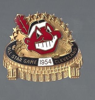 1954 Cleveland Indians MLB All-Star Game Press Pin
