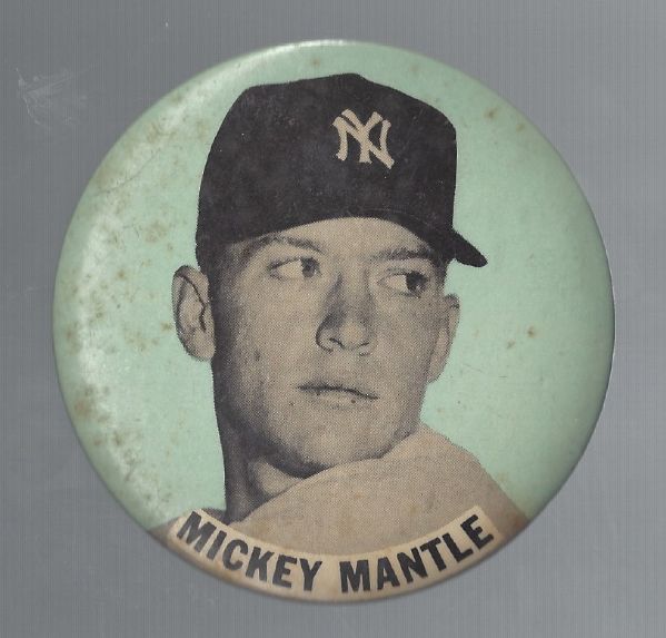 1961 Mickey Mantle (HOF) Original Stadium Pin