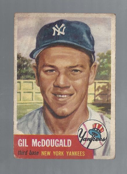 1953 Gil McDougald (NY Yankees) Topps Baseball Card