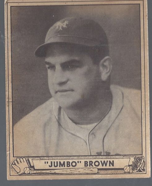 1940 Walt Brown (NY Giants) Play Ball Baseball Card