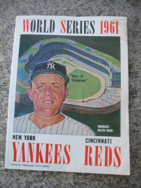 1961 World Series Program at New York (Yankee Stadium)