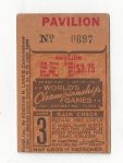 1944 World Series Ticket Game # 3 - The All St. Louis Match-up - Cardinals vs Browns