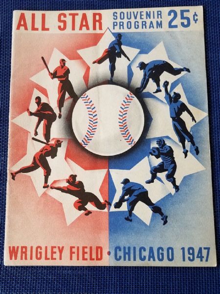 1947 MLB All-Star Game Program at Chicago 