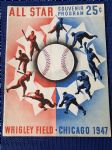 1947 MLB All-Star Game Program at Chicago 
