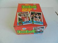 1990 Topps Football Wax Box with (28) Pristine Unopened Packs