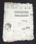 1911 World Series Display Paper with Christy Mathewson