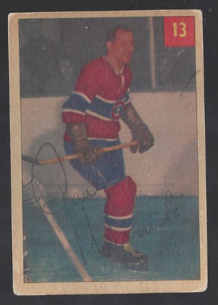 1954 - 55 Parkhurst Hockey Card - Paul Masnick(Montreal Canadiens)