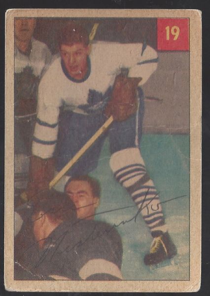 1954 - 55 Parkhurst Hockey Card -Eric Nesterenko (Toronto Maple Leafs)