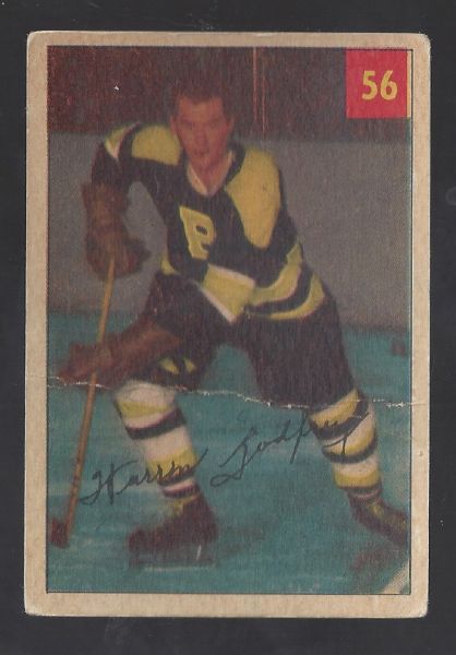 1954 - 55 Parkhurst Hockey Card - Warren Godfrey (Boston Bruins)