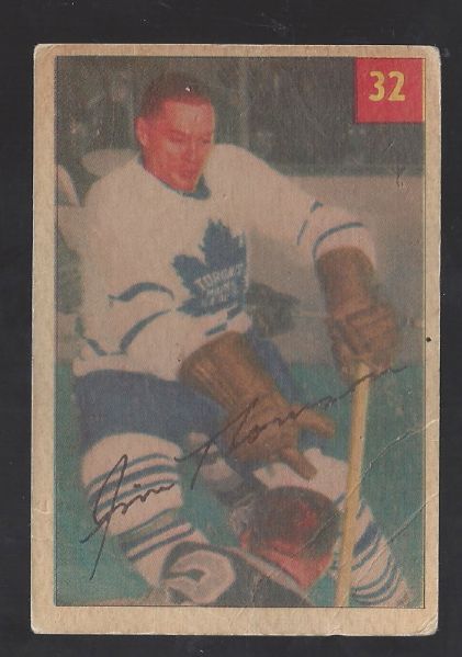 1954 - 55 Parkhurst Hockey Card - Jim Thompson (Toronto Maple Leafs)