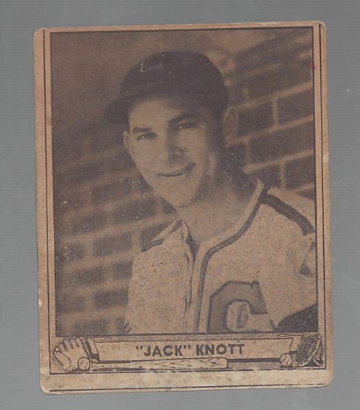 1940 Jack Knott Playball Baseball Card