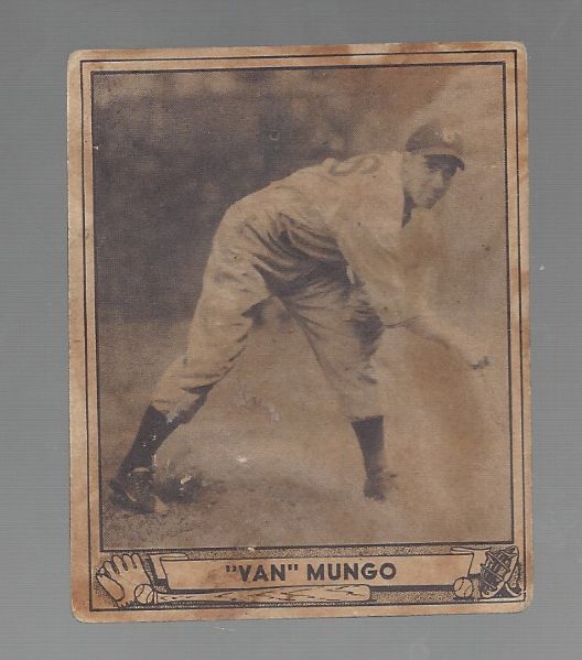 1940 Van Mungo Playball Baseball Card