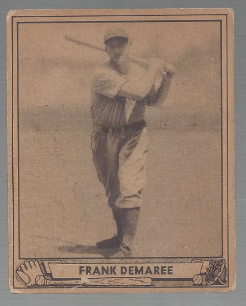 1940 Frank DeMaree Playball Baseball Card