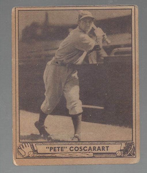 1940 Pete Coscarart Playball Baseball Card