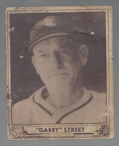 1940 Gabby Street Playball Baseball Card