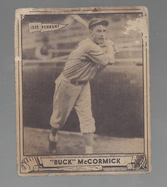 1940 Buck McCormick Playball Baseball Card