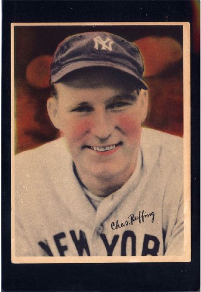 1936 Charlie Red Ruffing (HOF) National Chicle Baseball Premium