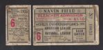 1935 World Series Ticket (Detroit Tigers vs Chicago Cubs) at Navin Field
