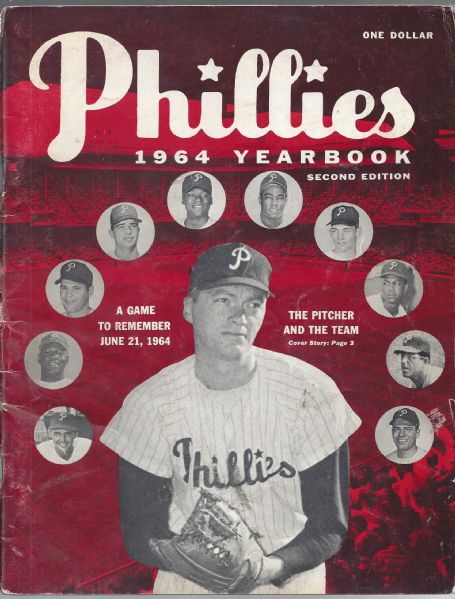 1964 Philadelphia Phillies Official Yearbook