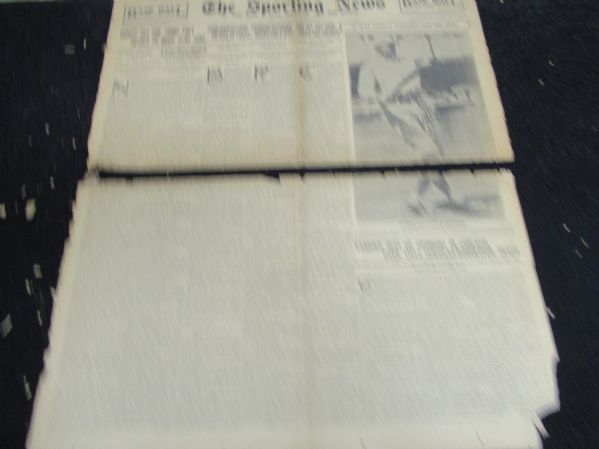 1919 Sporting News Partial Baseball Paper