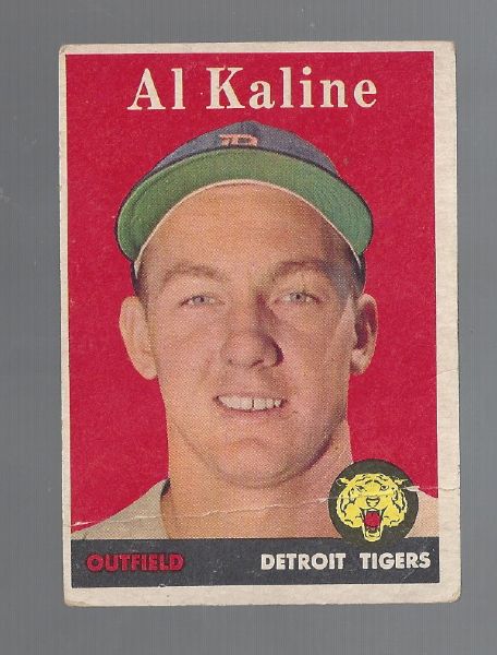 1958 Al Kaline (HOF) Topps Baseball Card