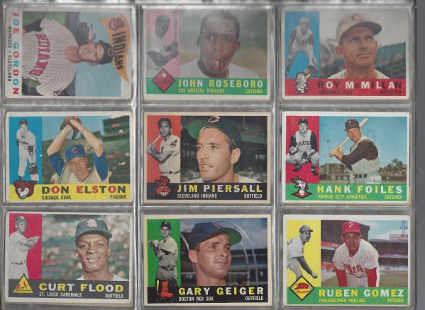 1960 - 1969 Topps Baseball Card Lot of (173)