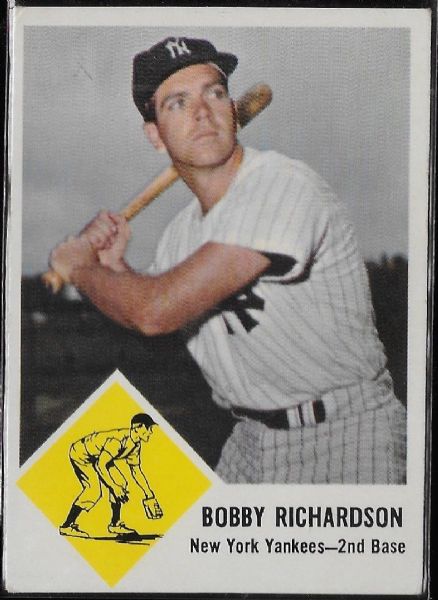 1963 Bobby Richardson (NY Yankees) Fleer Baseball Card
