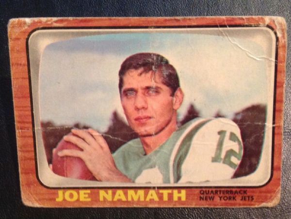 1966 Joe Namath (HOF) Topps Football Card