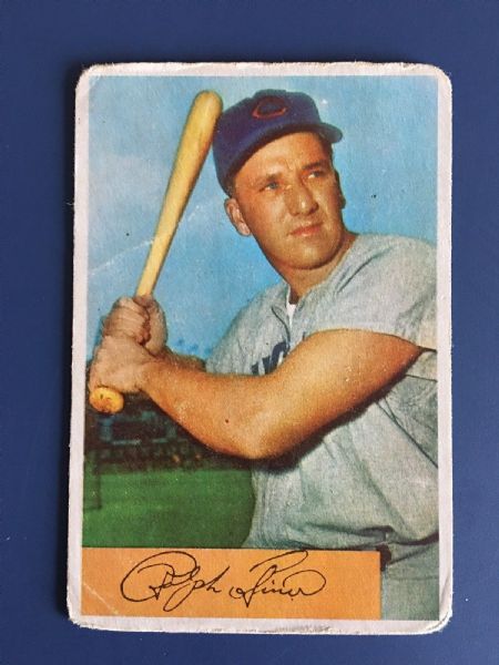 1954 Ralph Kiner (HOF) Bowman Baseball Card