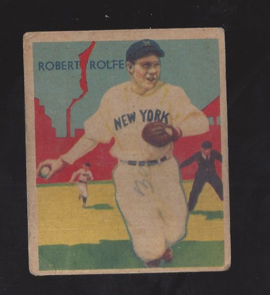 1935 Red Rolfe (NY Yankees) Diamond Stars Baseball Card