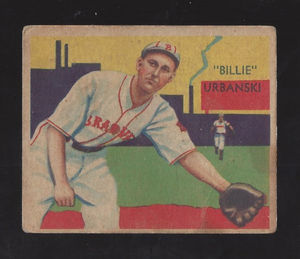 1935 Billie Urbanski Diamond Stars Baseball Card