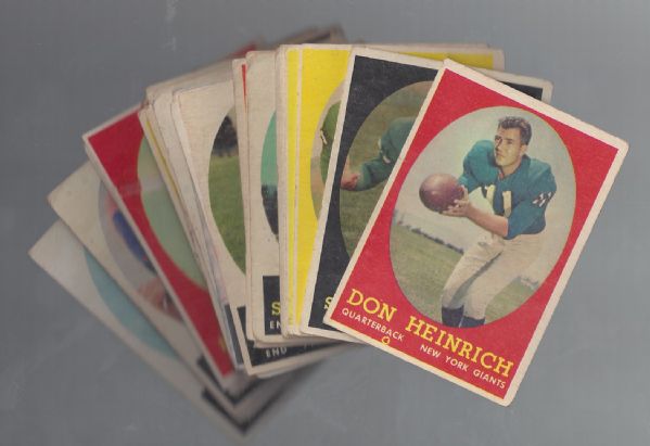 1958 Topps Football Card Lot # 2 of (25) 