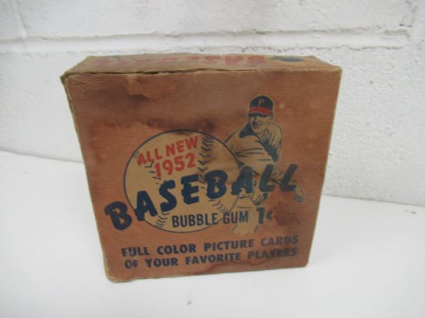 1952 Bowman Baseball Empty (1) Cent Wax Display Box 
