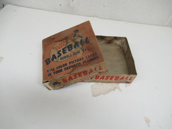 1952 Bowman Baseball Empty (1) Cent Wax Display Box 