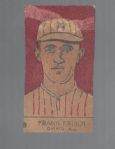1920s Frankie Frisch (HOF) Hand-Cut Baseball Strip Card