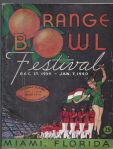 1940 Orange Bowl (Georgia Tech vs. Missouri) Official Game Program