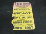 1950s Movie Theater Broadside - Large Size