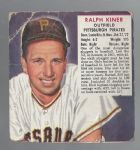 1953 Ralph Kiner (HOF) Red Man Tobacco Card Without Tab