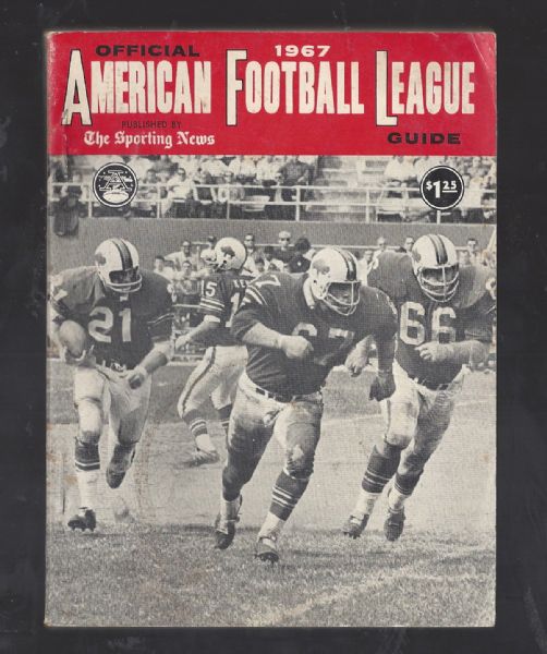 1967 American Football League Guide by The Sporting News