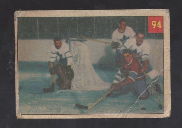 1954 - 55 Parkhurst Hockey Card 