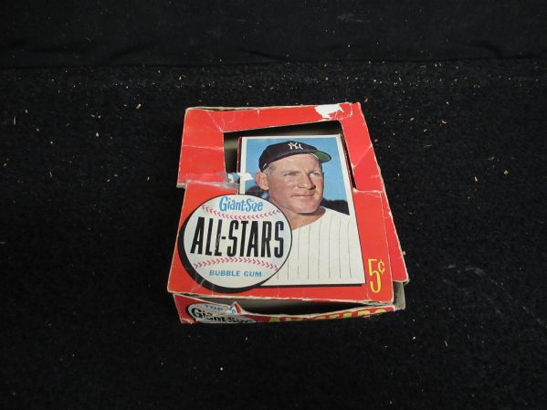 1964 Topps Giants Empty Wax Display Box With Whitey Ford