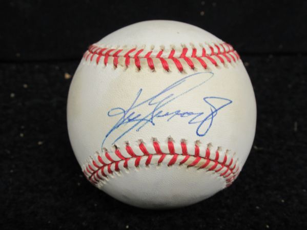 Ken Griffey, Jr. (HOF) Autographed Baseball with Beckett Authentication Number