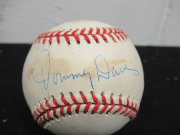 Tommy Davis (LA Dodgers) Autographed ONL Baseball 