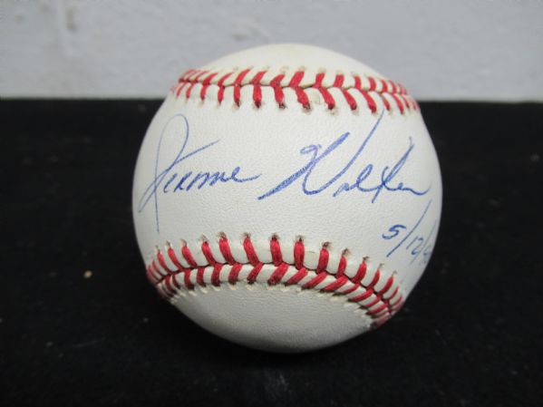 Jerome Walton (ONL) Autographed Baseball