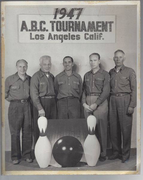 1947 Los Angeles (ABC) Bowling Tournament Photo