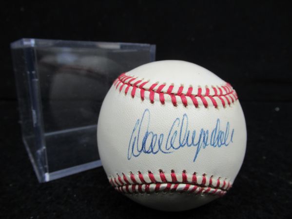 Don Drysdale - HOF - Autographed ONL Baseball 