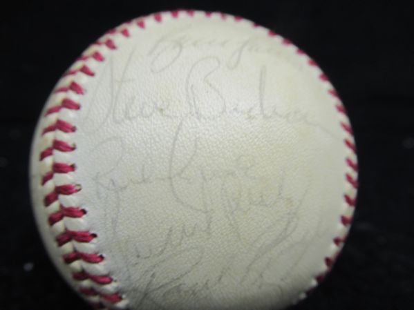 1983 Atlanta Braves Autographed Team ONL Baseball - (21) Signatures